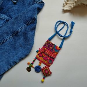 Kutch Earthy Work Mirror Necklace ✨